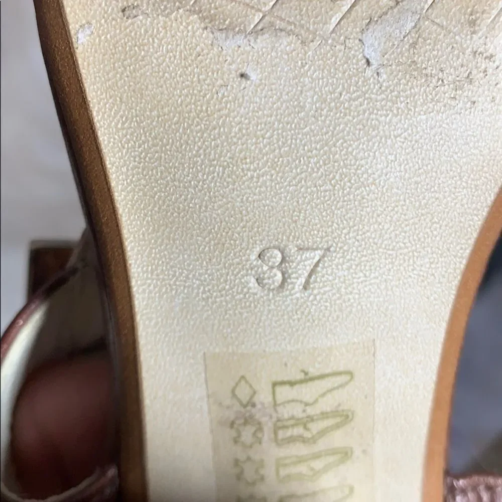 Pierre Cardin Tanrown Leather‎ Sandals Sz 37/7